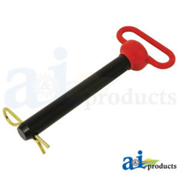 A & I Products Hitch Pin, Red Handled 1" x 7 1/2 10" x5" x2" A-HP107